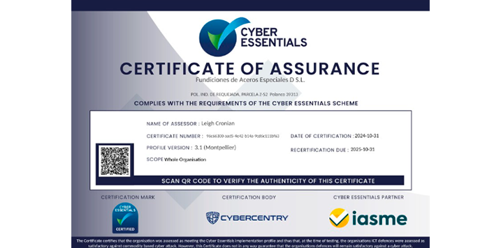 Grupo FAED obtiene la certificación Cyber Essentials para reforzar su seguridad cibernética